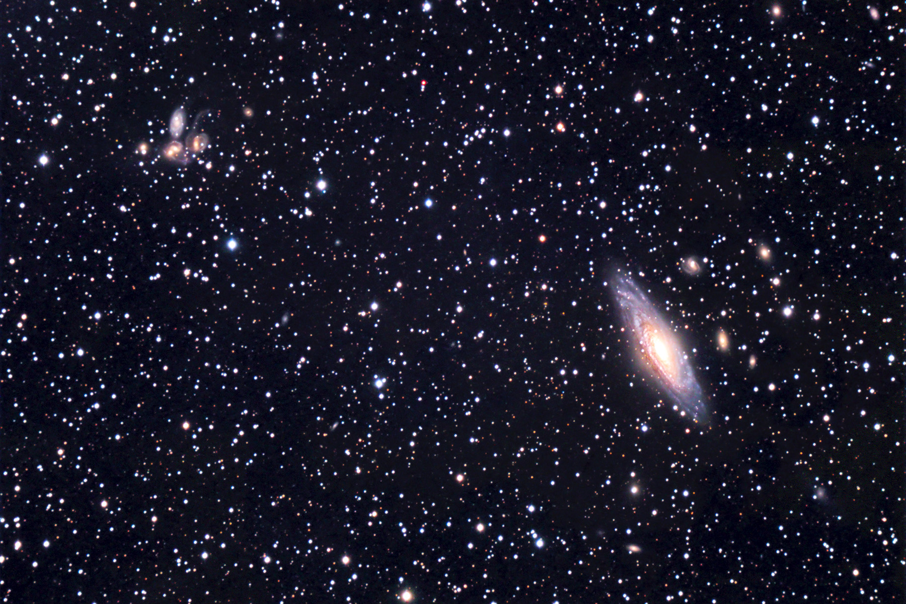 quintetページ Stephans Quintet (Hickson 92) | Deep⋆Sky Corner